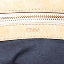 Chloe Hand Bag Leather 2way Beige Gold Auth th5645-18