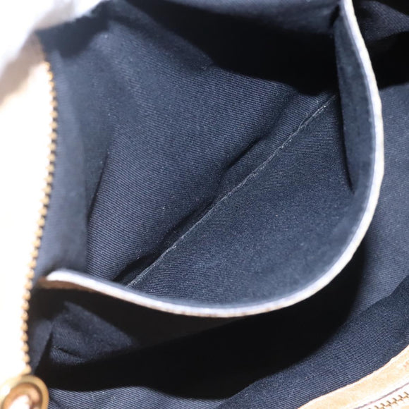 Chloe Hand Bag Leather 2way Beige Gold Auth th5645