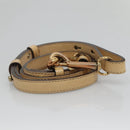 Chloe Hand Bag Leather 2way Beige Gold Auth th5645-23