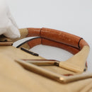 Chloe Hand Bag Leather 2way Beige Gold Auth th5645-8