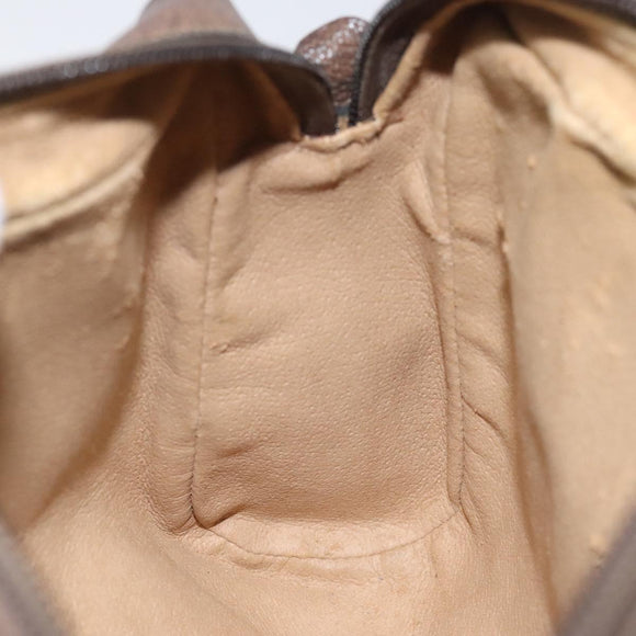 GUCCI GG Supreme Web Sherry Line Clutch Bag PVC Beige Red 56 01 012 Auth th5648