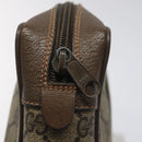 GUCCI GG Supreme Web Sherry Line Clutch Bag PVC Beige Red 89 01 012 Auth th5649-8