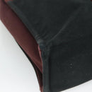 HERMES Fourre Tout MM Hand Bag Canvas Wine Red Auth th5651-14