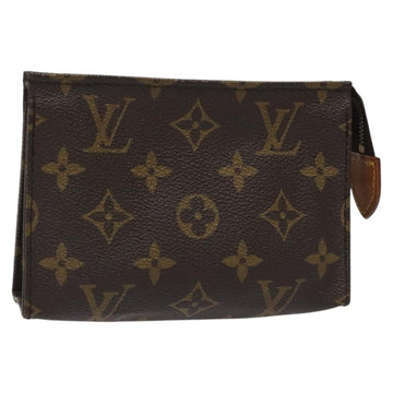 LOUIS VUITTON Monogram Poche Toilette 15 Pouch M47546 LV Auth th5656