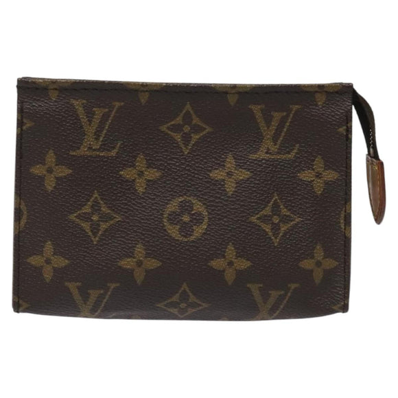 LOUIS VUITTON Monogram Poche Toilette 15 Pouch M47546 LV Auth th5656
