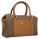 GUCCI Micro GG Supreme Hand Bag PVC Brown Gold 000 084 0158 Auth th5660-1