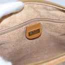 GUCCI Micro GG Supreme Hand Bag PVC Brown Gold 000 084 0158 Auth th5660-19