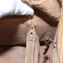 GUCCI Micro GG Supreme Hand Bag PVC Brown Gold 000 084 0158 Auth th5660-26