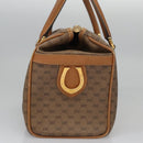 GUCCI Micro GG Supreme Hand Bag PVC Brown Gold 000 084 0158 Auth th5660-3