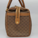 GUCCI Micro GG Supreme Hand Bag PVC Brown Gold 000 084 0158 Auth th5660-4