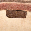 GUCCI GG Supreme Web Sherry Line Clutch Bag PVC Beige Red 89 01 001 Auth th5661-9