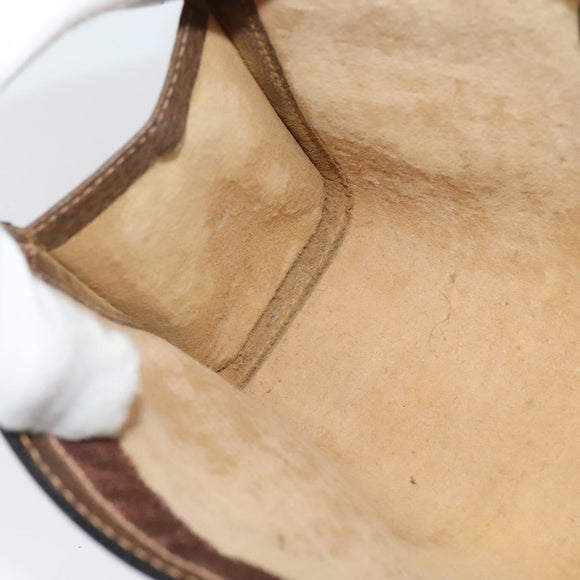 GUCCI GG Supreme Web Sherry Line Clutch Bag PVC Beige Red 89 01 001 Auth th5661