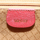 GUCCI Bamboo Backpack Suede Leather Red Gold 003 2852 0030 0 Auth th5663-25