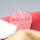 GUCCI Bamboo Backpack Suede Leather Red Gold 003 2852 0030 0 Auth th5663-12