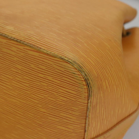 LOUIS VUITTON Epi Petit Noe Shoulder Bag Yellow M44109 LV Auth th5672