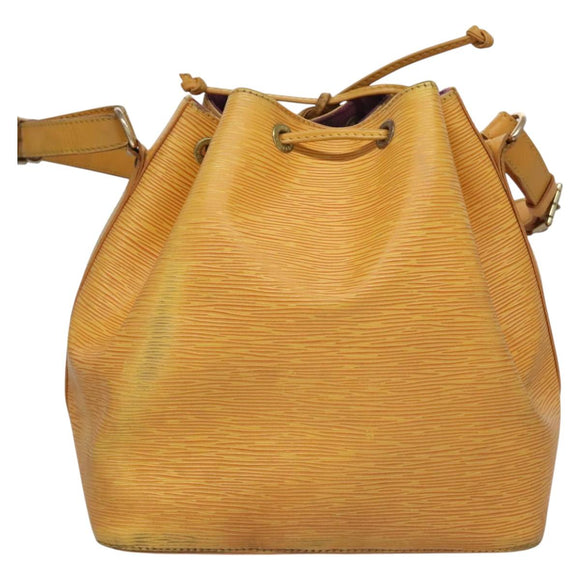LOUIS VUITTON Epi Petit Noe Shoulder Bag Yellow M44109 LV Auth th5672