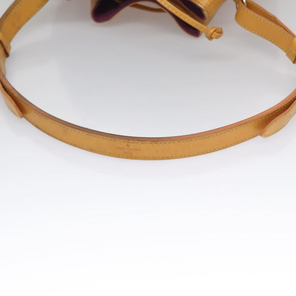 LOUIS VUITTON Epi Petit Noe Shoulder Bag Yellow M44109 LV Auth th5672