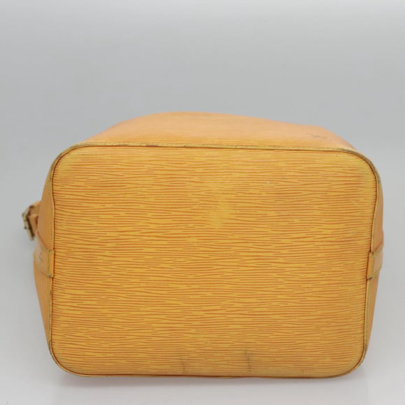LOUIS VUITTON Epi Petit Noe Shoulder Bag Yellow M44109 LV Auth th5672