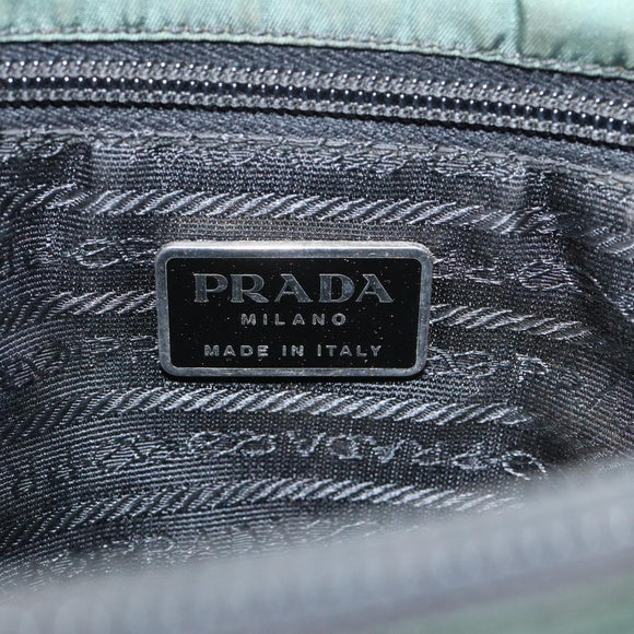 PRADA Hand Bag Nylon Khaki Auth th5681