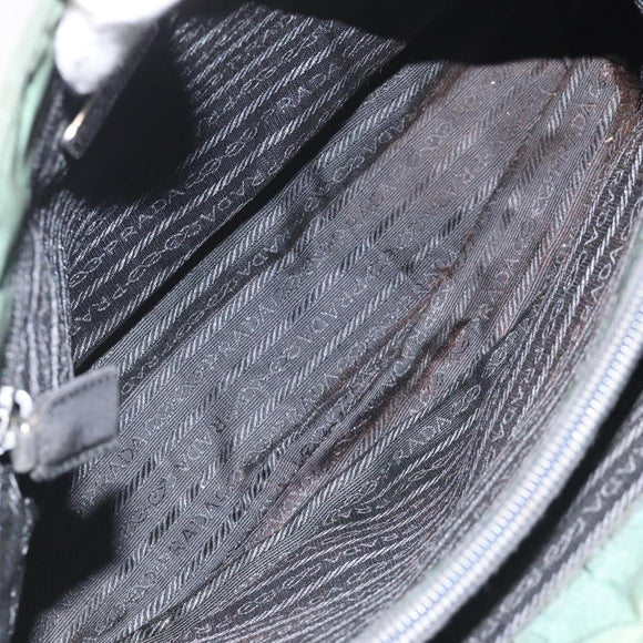 PRADA Hand Bag Nylon Khaki Auth th5681