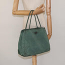 PRADA Hand Bag Nylon Khaki Auth th5681-23