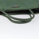 PRADA Hand Bag Nylon Khaki Auth th5681-7