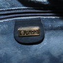 GUCCI Micro GG Supreme Shoulder Bag PVC Navy Gold 001 904 0439 Auth th5693-15