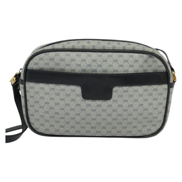 GUCCI Micro GG Supreme Shoulder Bag PVC Navy Gold 001 904 0439 Auth th5693 - 0