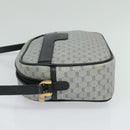 GUCCI Micro GG Supreme Shoulder Bag PVC Navy Gold 001 904 0439 Auth th5693-4
