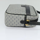 GUCCI Micro GG Supreme Shoulder Bag PVC Navy Gold 001 904 0439 Auth th5693-5