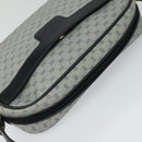 GUCCI Micro GG Supreme Shoulder Bag PVC Navy Gold 001 904 0439 Auth th5693-6