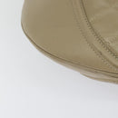 BURBERRY Shoulder Bag Leather Beige Gold Auth th5697-16