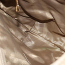 BURBERRY Shoulder Bag Leather Beige Gold Auth th5697-19