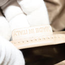 BURBERRY Shoulder Bag Leather Beige Gold Auth th5697-22