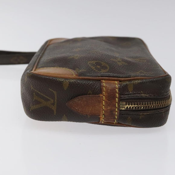 LOUIS VUITTON Monogram Marly Dragonne PM Clutch Bag M51827 LV Auth th5701