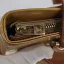 LOUIS VUITTON Monogram Vernis Houston Hand Bag Beige M91004 LV Auth th5702-20