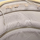 LOUIS VUITTON Monogram Vernis Houston Hand Bag Beige M91004 LV Auth th5702-9