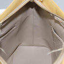 LOUIS VUITTON Monogram Vernis Houston Hand Bag Beige M91004 LV Auth th5702-22