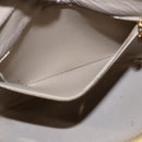 LOUIS VUITTON Monogram Vernis Houston Hand Bag Beige M91004 LV Auth th5702-25