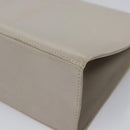 Salvatore Ferragamo Chain Shoulder Bag Leather Beige Gold Auth th5704-14