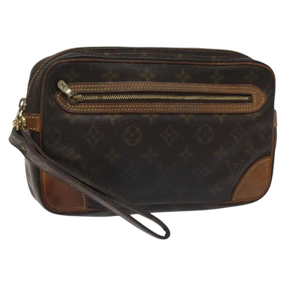LOUIS VUITTON Monogram Marly Dragonne GM Clutch Bag M51825 LV Auth th5720