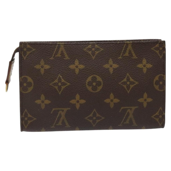 LOUIS VUITTON Monogram Bucket PM Accessory Pouch LV Auth th5725