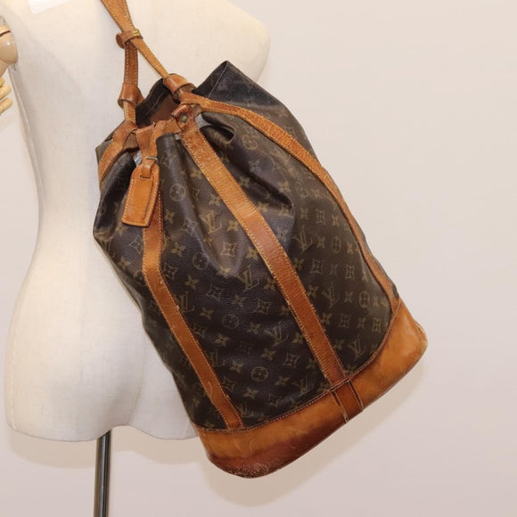 LOUIS VUITTON Monogram Randonnee GM Shoulder Bag M42244 LV Auth th5726