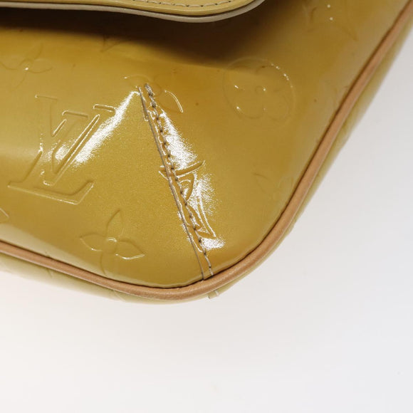 LOUIS VUITTON Monogram Vernis Thompson Street Bag Beige M91301 LV Auth th5733