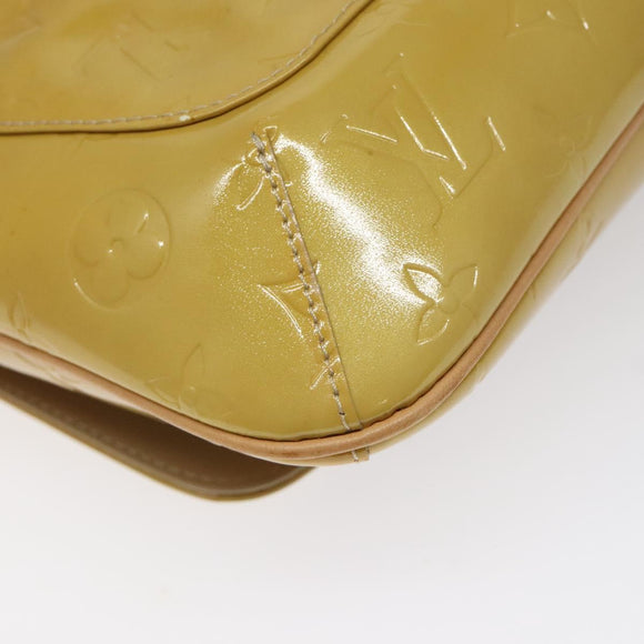 LOUIS VUITTON Monogram Vernis Thompson Street Bag Beige M91301 LV Auth th5733