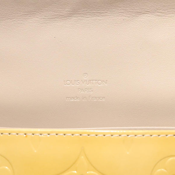 LOUIS VUITTON Monogram Vernis Thompson Street Bag Beige M91301 LV Auth th5733