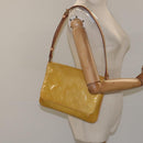 LOUIS VUITTON Monogram Vernis Thompson Street Bag Beige M91301 LV Auth th5733-22