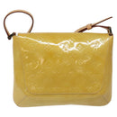 LOUIS VUITTON Monogram Vernis Thompson Street Bag Beige M91301 LV Auth th5733-2