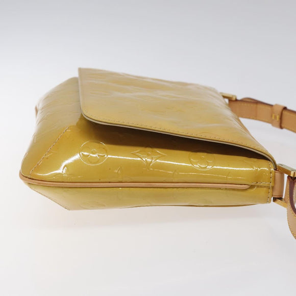 LOUIS VUITTON Monogram Vernis Thompson Street Bag Beige M91301 LV Auth th5733