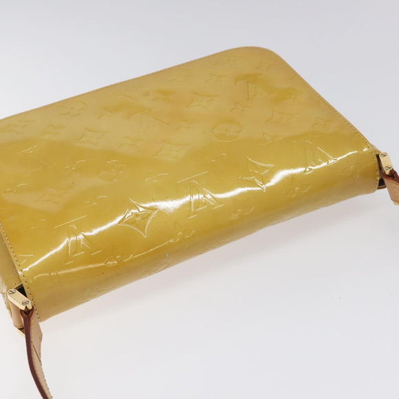 LOUIS VUITTON Monogram Vernis Thompson Street Bag Beige M91301 LV Auth th5733